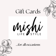 Mishi Lifestyle Gift Card for all occasions